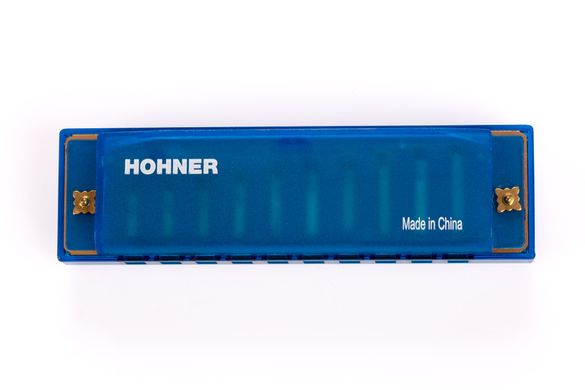 Губна гармошка Hohner Beginner Translucent Harp M5252 (Blue / Hardcase)
