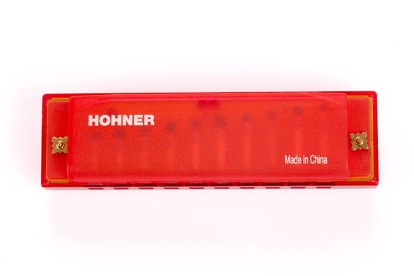 Губна гармошка Hohner Beginner Translucent Harp M5254 (Red / Hardcase)
