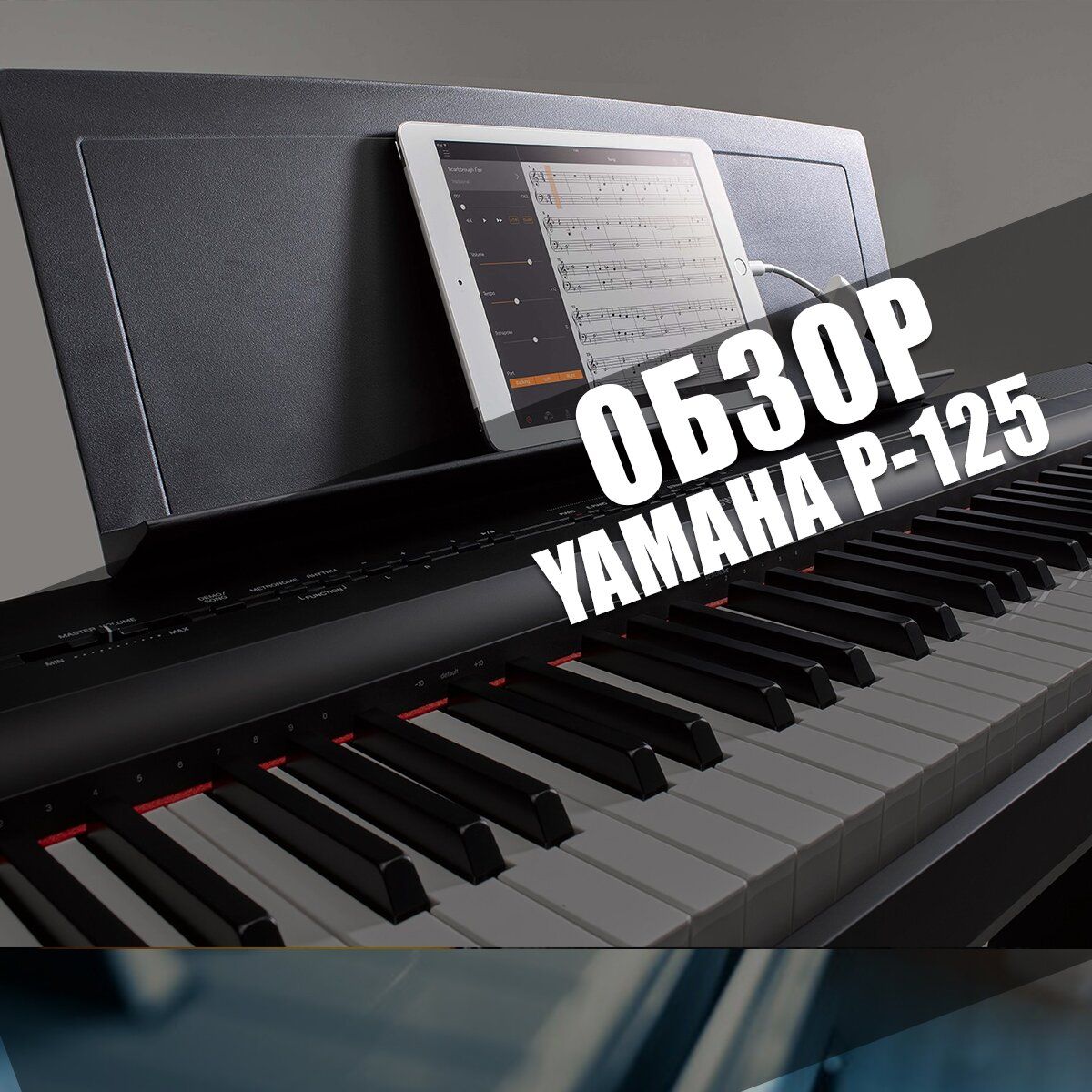 Обзор цифрового пианино YAMAHA P-125 🎸 Читайте в блоге магазина  музыкальных инструментов In-Jazz