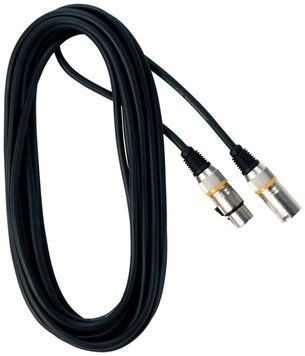 Кабель микрофонный ROCKCABLE RCL30356 D7, Черный, 6 м