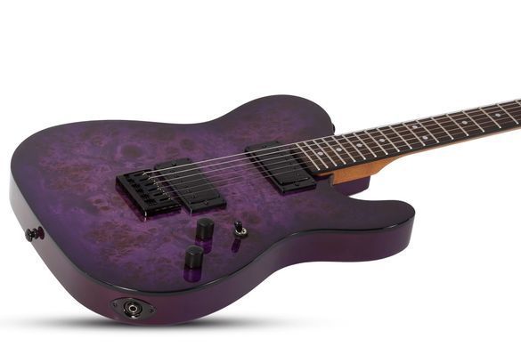 Электрогитара SCHECTER PT STANDARD Purple Burst Burl
