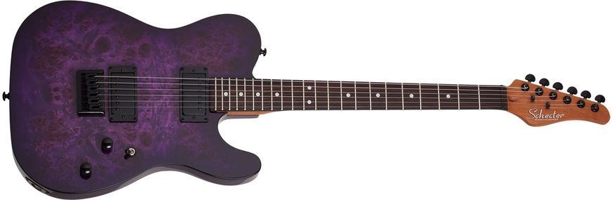 Электрогитара SCHECTER PT STANDARD Purple Burst Burl