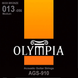 Струны для акустической гитары OLYMPIA AGS910 80/20 Bronze Acoustic Guitar Strings Medium 13/56