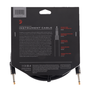 Кабель інструментальний D'ADDARIO PW-AMSG-10