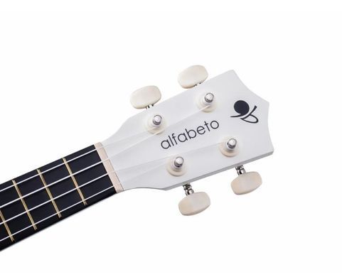 Укулеле электроакустическое Alfabeto Carbuku21 EQ White + bag
