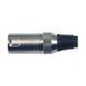 Коннектор XLR 3-pin male (папа) QUIK LOK NC355K