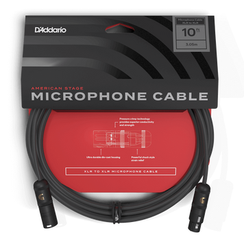 Кабель мікрофонний D'ADDARIO PW-AMSM-10