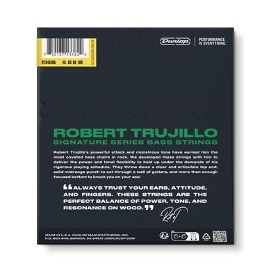 Струни для бас-гітар DUNLOP RTS45105 Robert Trujillo Stainless Steel