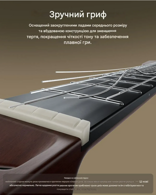 Silent гітара DONNER HUSH-C Sunburst (Нейлонові струни)