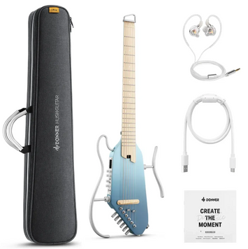 Silent гітара DONNER HUSH-I PRO Hawaiian Blue
