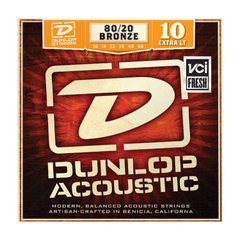 Струни для акустичної гітари DUNLOP DAB1048 80/20 Bronze Extra Light