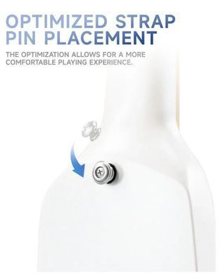Silent гитара DONNER HUSH-X White