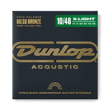 Струни для акустичної гітари DUNLOP DAB1048 80/20 Bronze Extra Light