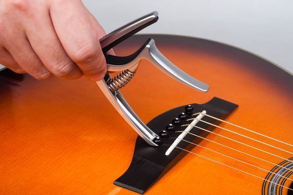 Каподастр GUITTO GGC-03 Wood