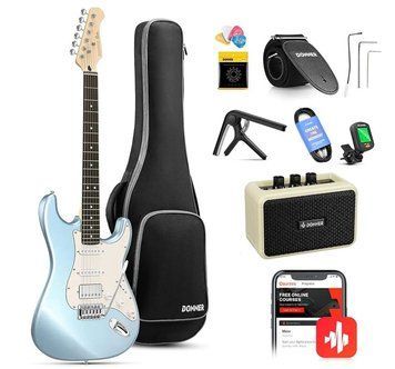Електрогітара DONNER DST-152 Ice Blue - комплект