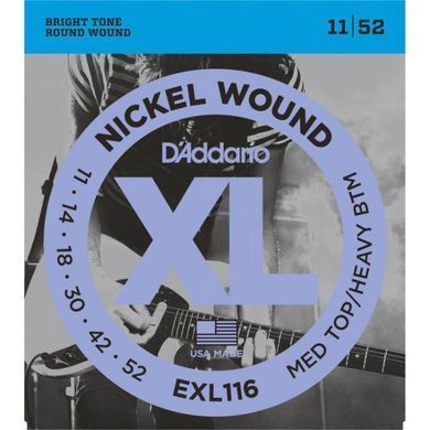 Струни для електрогітари D'ADDARIO EXL116