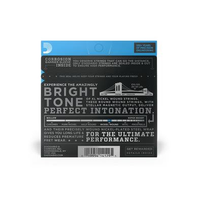 Струны для электрогитары D'ADDARIO EXL120
