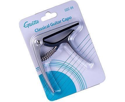 Каподастр для классической гитары GUITTO GGC-04 Silver