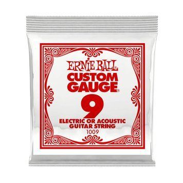 Струна гітарна ел.+ак.0,009 Ernie Ball P01009
