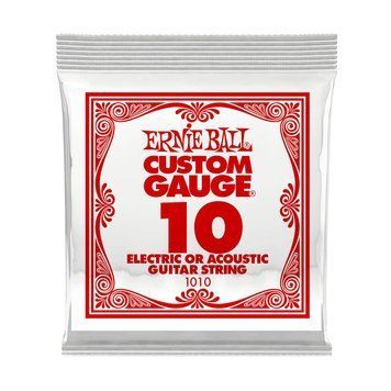 Струна гітарна ел.+ак. 0,010 Ernie Ball P01010