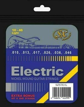 Струни для електрогітари SX SZSTE1L