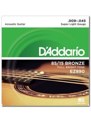 Струни для акустичної гітари D'ADDARIO EZ-890 (09-45)