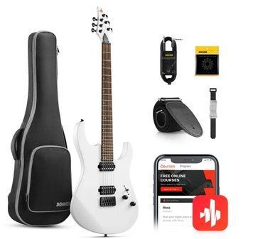 Електрогітара DONNER DMT-100 WHITE - комплект