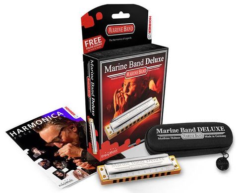 Губна гармошка Hohner Marine Band Deluxe M200501X C-major Box