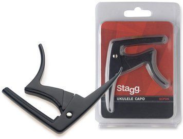 Каподастр для укелеле Stagg SCPUK BK