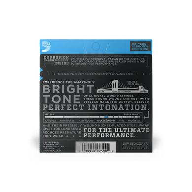 Струни для електрогітар D'ADDARIO EXL110-7
