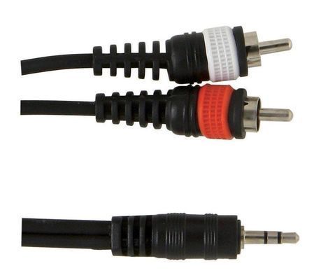 Кабель инсертный GEWA Basic Line Stereo Jack 3,5 мм/2x RCA (1,5 м) 190160