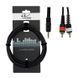 Кабель инсертный GEWA Basic Line Stereo Jack 3,5 мм/2x RCA (1,5 м) 190160