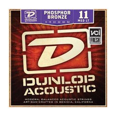 Струни для акустичної гітари DUNLOP DAP1152 Phosphor Bronze Medium Light