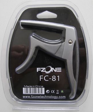 Каподастр універсальний FZONE FC-81 GUITAR CAPO (Silver)