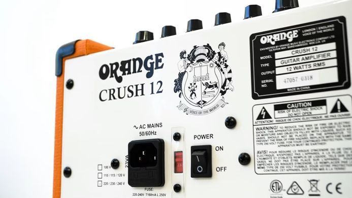 Комбопідсилювач для електрогітари Orange Crush 12 BK