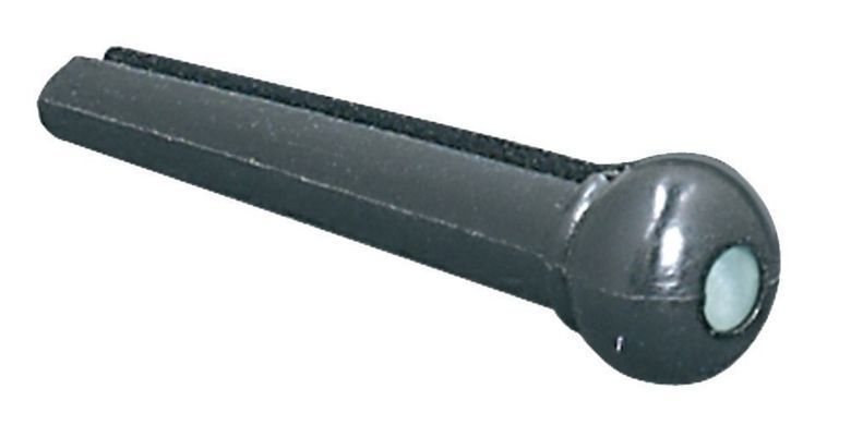 Шпильки для струнодержателя акустической гитары GEWA 555007 Bridge plug Abalone-dot Black (6 шт.)