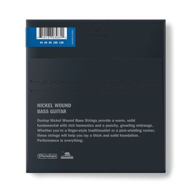 Струни для бас-гітар DUNLOP DBN45130 Nickel Wound