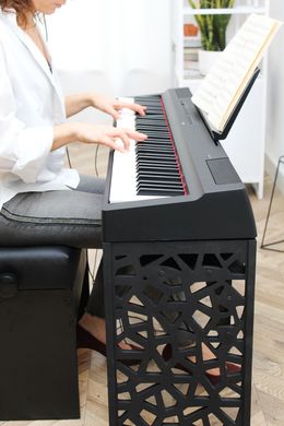 Стійка для фортепіано без кришки GA-music SDFBK DECO BK
