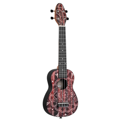 Укулеле сопрано Ortega Keiki Pack K2SS-RKC Sopano Super Scale Red kalei