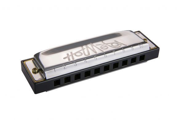 Губная гармошка Hohner Enthusiast Hot Metal M57208X G-major Box