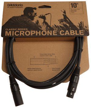 Кабель мікрофонний D'ADDARIO PW-CMIC-10