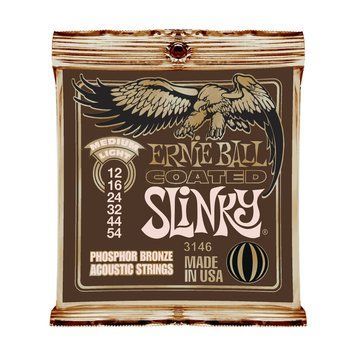 Струни для акустичної гітари 12-54 Ernie Ball P03146
