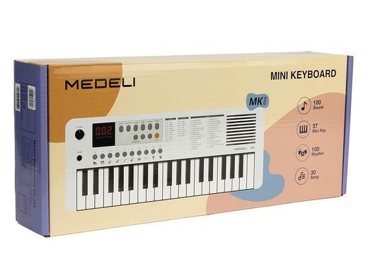 Дитячий синтезатор Medeli MK1 White