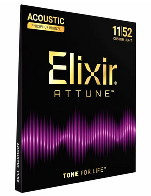 Струни для акустичних гітар Elixir PB XW CL (11/52)