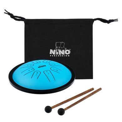 Глюкофон Meinl Nino Steel Tongue Drum NINO981 (7") Blue
