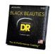Струны для акустической гитары DR BKA-11 BLACK BEAUTIES Acoustic - Custom Light