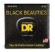 Струны для акустической гитары DR BKA-11 BLACK BEAUTIES Acoustic - Custom Light
